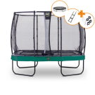 EXIT Elegant Premium trampoline complete set 214x366cm - groen