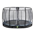 EXIT Elegant Premium inground trampoline ø366cm met Deluxe veiligheidsnet - zwart