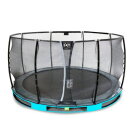 EXIT Elegant Premium inground trampoline ø427cm met Deluxe veiligheidsnet - blauw