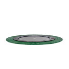 EXIT Dynamic groundlevel trampoline ø366cm met Freezone veiligheidstegels - zwart