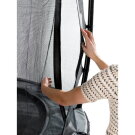EXIT Elegant trampoline 214x366cm met Economy veiligheidsnet - rood