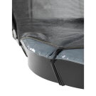 EXIT Supreme groundlevel trampoline ø366cm met veiligheidsnet - grijs