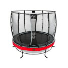 EXIT Elegant Premium trampoline ø305cm met Deluxe veiligheidsnet - rood