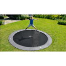 EXIT InTerra groundlevel trampoline ø427cm - groen
