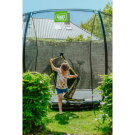 EXIT Silhouette inground trampoline ø427cm met veiligheidsnet - zwart