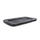 EXIT Supreme groundlevel trampoline 214x366cm - zwart