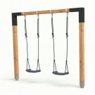 EXIT Linea 85 dubbele houten schommel