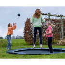 EXIT InTerra groundlevel sports trampoline &oslash;305cm - zwart