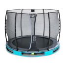 EXIT Elegant inground trampoline ø305cm met Economy veiligheidsnet - blauw