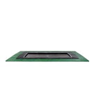 EXIT Dynamic groundlevel trampoline 275x458cm met Freezone veiligheidstegels - zwart