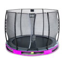 EXIT Elegant inground trampoline ø305cm met Economy veiligheidsnet - paars
