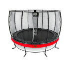 EXIT Elegant Premium trampoline ø427cm met Deluxe veiligheidsnet - rood