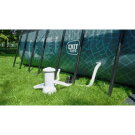 EXIT Stone zwembad 540x250x122cm met filterpomp - grijs