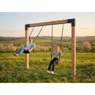 EXIT Linea Robust 110 dubbele houten schommel