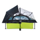 EXIT Lime zwembad 300x200x65cm met filterpomp en overkapping en schaduwdoek - groen