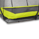 EXIT Silhouette inground trampoline 244x366cm met veiligheidsnet - groen