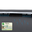 EXIT Supreme groundlevel trampoline ø427cm - zwart