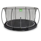 EXIT Black Edition inground trampoline ø427cm - zwart