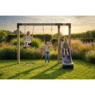 EXIT Linea Robust 110 schommel met glijbaan