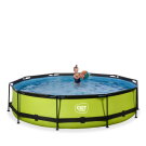 EXIT Lime zwembad ø360x76cm met filterpomp - groen