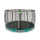 EXIT Allure Premium inground trampoline ø366cm - groen