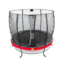EXIT Elegant trampoline ø305cm met Economy veiligheidsnet - rood