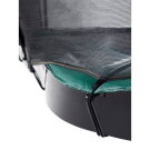 EXIT InTerra groundlevel trampoline ø427cm met veiligheidsnet - groen