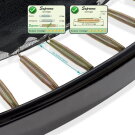 EXIT Supreme groundlevel trampoline ø366cm met veiligheidsnet - groen