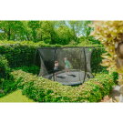 EXIT Silhouette inground trampoline ø366cm met veiligheidsnet - zwart