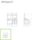 EXIT Yummy 200 houten buitenkeuken - naturel
