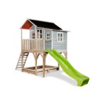 EXIT Loft 750 houten speelhuis - blauw