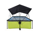 EXIT Lime zwembad 300x200x65cm met filterpomp en schaduwdoek - groen