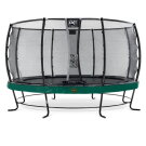 EXIT Elegant Premium trampoline ø427cm met Deluxe veiligheidsnet - groen