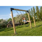 EXIT Linea 85 dubbele houten schommel met rek