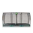 EXIT Allure Premium inground trampoline 244x427cm - groen