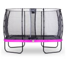 EXIT Elegant trampoline 244x427cm met Economy veiligheidsnet - paars