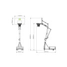 EXIT Galaxy Verplaatsbaar Basketbalbord met Dunkring