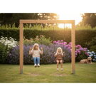 EXIT Linea Massiv 140 dubbele houten schommel