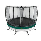 EXIT Elegant Premium trampoline ø427cm met Deluxe veiligheidsnet - groen