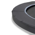 EXIT Dynamic groundlevel trampoline ø427cm met veiligheidsnet - zwart