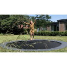 EXIT InTerra groundlevel trampoline ø427cm - grijs