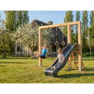 EXIT Linea Massiv 140 schommel met glijbaan & ringen