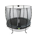 EXIT Elegant trampoline ø253cm met Economy veiligheidsnet - zwart