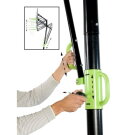 EXIT Galaxy basketbalbord voor grondmontage met dunkring - black edition
