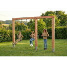 EXIT Linea Massiv 140 dubbele schommel met rek