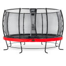 EXIT Elegant Premium trampoline ø427cm met Deluxe veiligheidsnet - rood