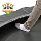 EXIT InTerra groundlevel sports trampoline &oslash;244cm - zwart