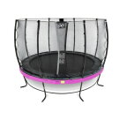 EXIT Elegant trampoline ø427cm met Economy veiligheidsnet - paars