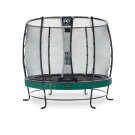 EXIT Elegant Premium trampoline ø253cm met Deluxe veiligheidsnet - groen