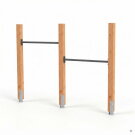EXIT Linea 85 dubbel houten duikelrek | Douglashout